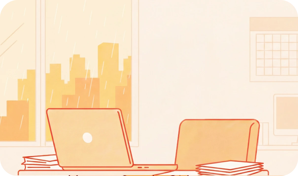 サーベイやアンケートで問題がなかった従業員が、突然休職してしまうイメージ画像